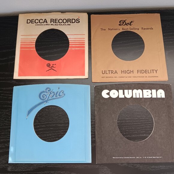 25 Various Vintage 45rpm Record Sleeves - 1950's - ? - Picture 2 of 3